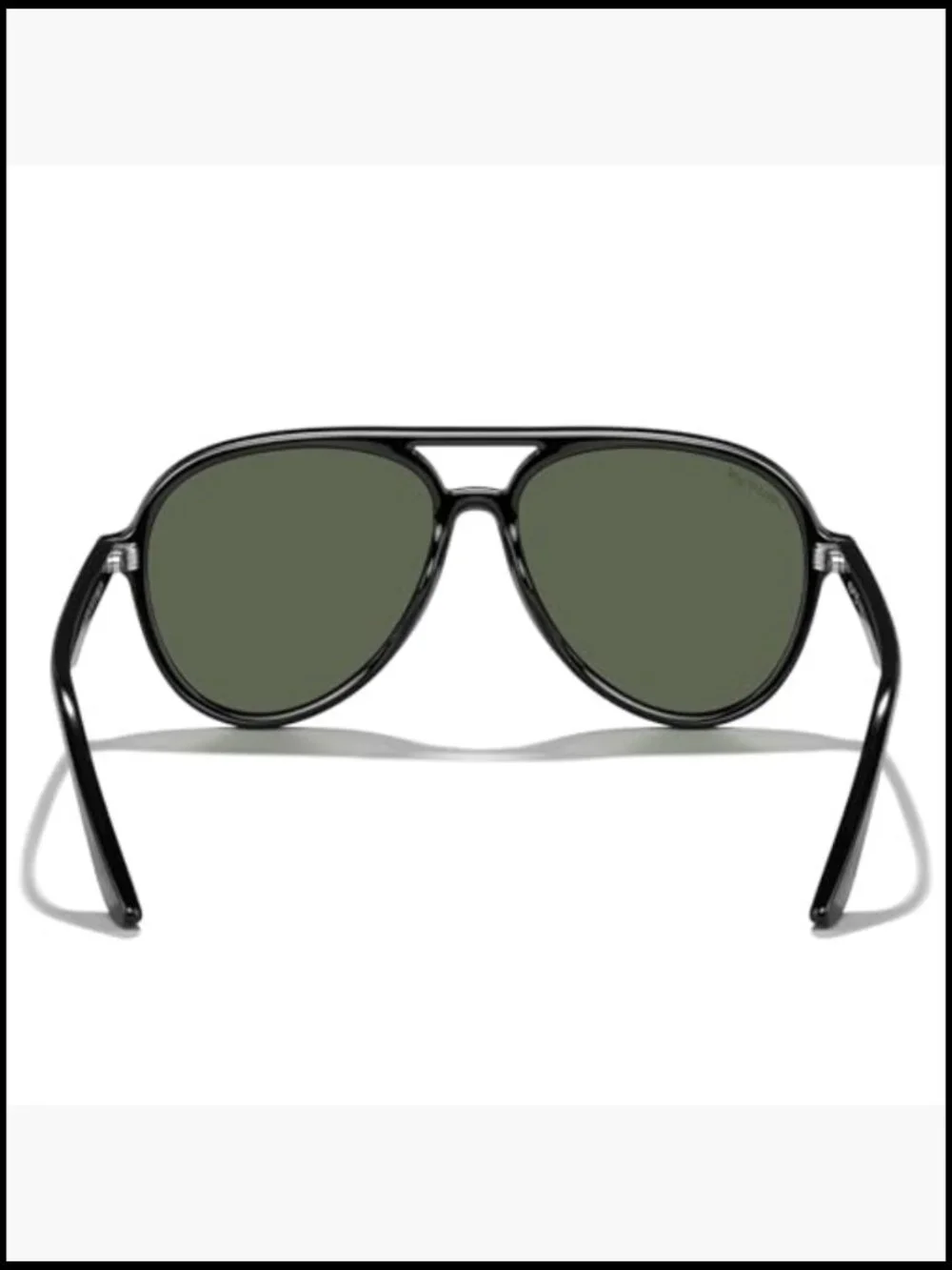 Classic Polarized Aviator Sunglasses Double Bridge Retro TR90 Frame